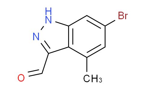 CAS No. 885521-01-7, 6-Bromo-4-methyl-1H-indazole-3-carbaldehyde