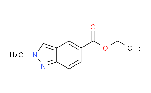 CAS No. 1334405-45-6, ethyl 2-methyl-2H-indazole-5-carboxylate