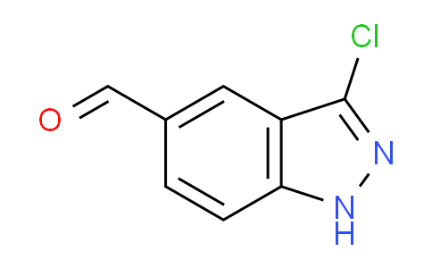 CAS No. 1086391-03-8, 3-chloro-1H-indazole-5-carbaldehyde