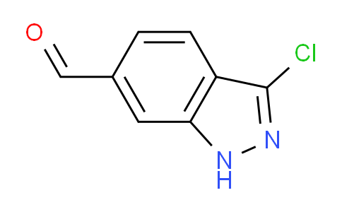 CAS No. 1086391-23-2, 3-chloro-1H-indazole-6-carbaldehyde