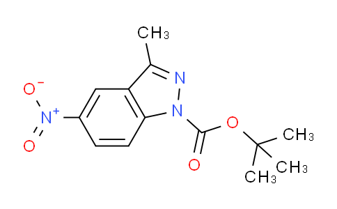 CAS No. 599183-33-2, tert-butyl 3-methyl-5-nitro-1H-indazole-1-carboxylate