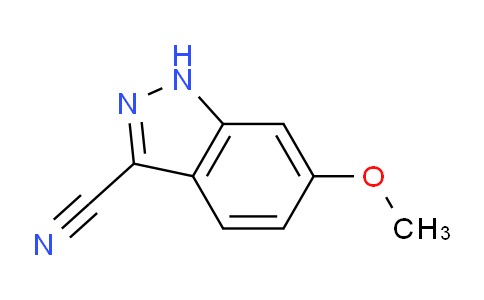 CAS No. 691900-59-1, 6-methoxy-1H-indazole-3-carbonitrile