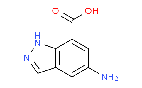 CAS No. 885272-13-9, 5-amino-1H-indazole-7-carboxylic acid
