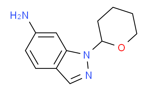 CAS No. 1053655-59-6, 1-(tetrahydro-2H-pyran-2-yl)-1H-indazol-6-amine