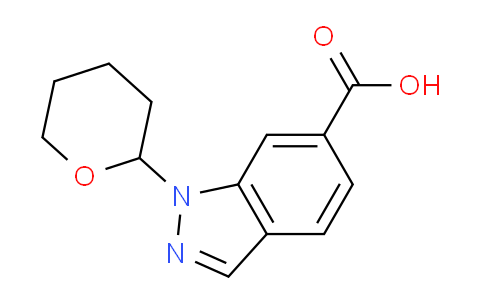 CAS No. 1017792-97-0, 1-(tetrahydro-2H-pyran-2-yl)-1H-indazole-6-carboxylic acid