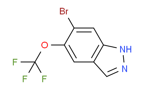 CAS No. 1374651-78-1, 6-bromo-5-(trifluoromethoxy)-1H-indazole