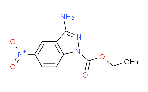 CAS No. 60330-17-8, ethyl 3-amino-5-nitro-1H-indazole-1-carboxylate
