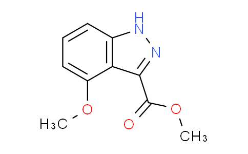 CAS No. 865887-07-6, methyl 4-methoxy-1H-indazole-3-carboxylate