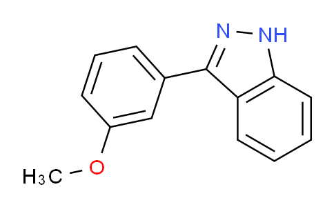 CAS No. 885271-14-7, 3-(3-methoxyphenyl)-1H-indazole