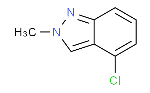 CAS No. 162502-54-7, 4-chloro-2-methyl-2H-indazole