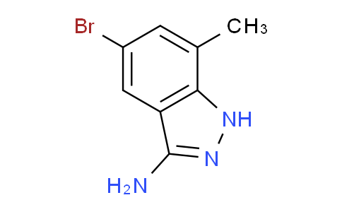 CAS No. 1110502-50-5, 5-bromo-7-methyl-1H-indazol-3-amine