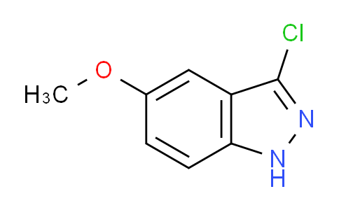 CAS No. 885519-28-8, 3-chloro-5-methoxy-1H-indazole