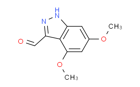 CAS No. 885518-87-6, 4,6-dimethoxy-1H-indazole-3-carbaldehyde