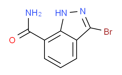 CAS No. 1040101-02-7, 3-bromo-1H-indazole-7-carboxamide