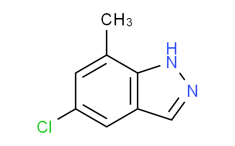 CAS No. 1083171-87-2, 5-chloro-7-methyl-1H-indazole
