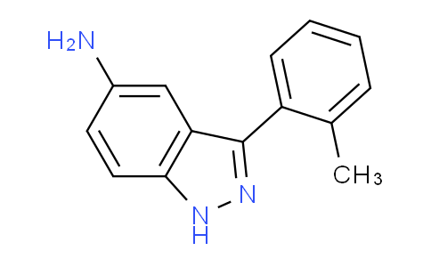 CAS No. 1176546-64-7, 3-(o-tolyl)-1H-indazol-5-amine