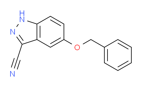 CAS No. 1196152-69-8, 5-(benzyloxy)-1H-indazole-3-carbonitrile