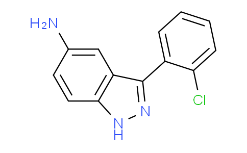 CAS No. 1175822-65-7, 3-(2-chlorophenyl)-1H-indazol-5-amine