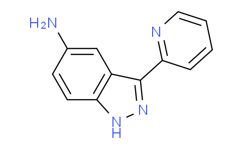 CAS No. 1177100-99-0, 3-(pyridin-2-yl)-1H-indazol-5-amine