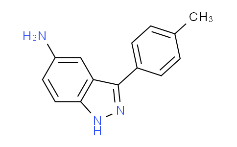 CAS No. 1176630-17-3, 3-(p-tolyl)-1H-indazol-5-amine