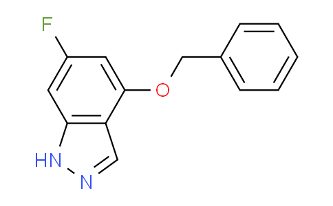 CAS No. 1167056-42-9, 4-(benzyloxy)-6-fluoro-1H-indazole