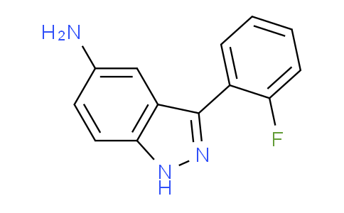 CAS No. 1175859-35-4, 3-(2-fluorophenyl)-1H-indazol-5-amine