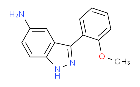 CAS No. 1175788-42-7, 3-(2-methoxyphenyl)-1H-indazol-5-amine