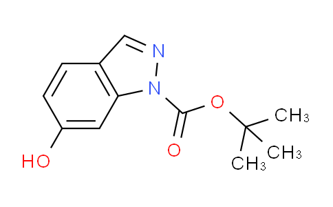 CAS No. 1337880-58-6, tert-butyl 6-hydroxy-1H-indazole-1-carboxylate