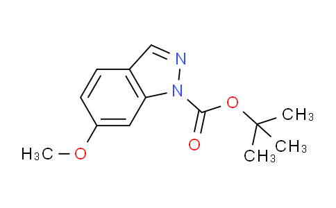 CAS No. 1337881-13-6, tert-butyl 6-methoxy-1H-indazole-1-carboxylate