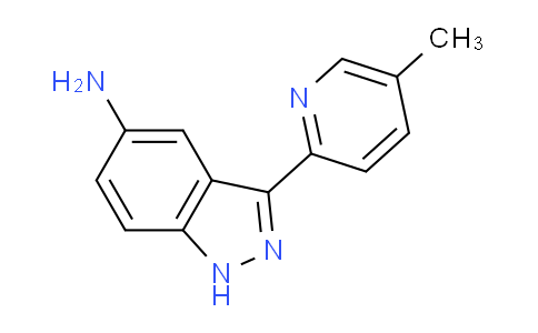 CAS No. 1356087-96-1, 3-(5-methylpyridin-2-yl)-1H-indazol-5-amine