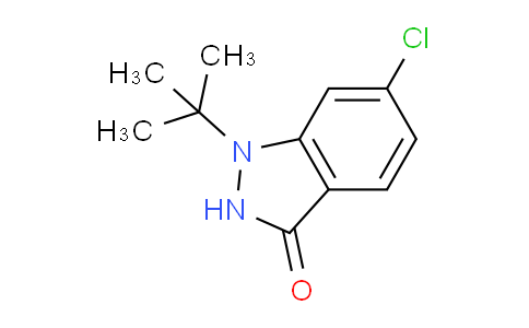 CAS No. 1326895-34-4, 1-(tert-butyl)-6-chloro-1,2-dihydro-3H-indazol-3-one