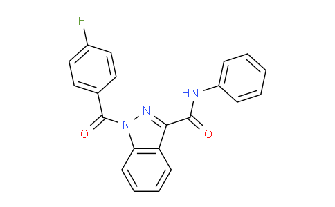 CAS No. 1325681-98-8, 1-(4-fluorobenzoyl)-N-phenyl-1H-indazole-3-carboxamide