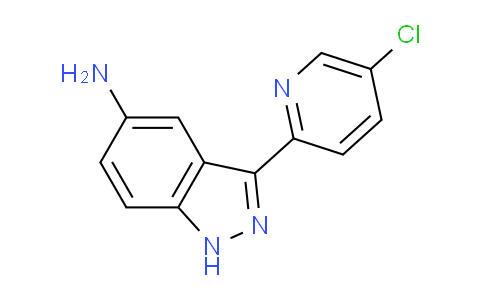 CAS No. 1356088-00-0, 3-(5-chloropyridin-2-yl)-1H-indazol-5-amine