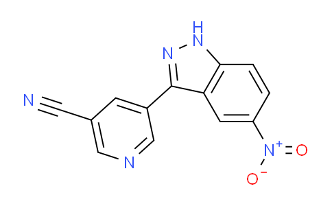 CAS No. 1356088-10-2, 5-(5-nitro-1H-indazol-3-yl)nicotinonitrile