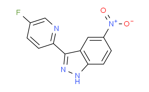 CAS No. 1356087-90-5, 3-(5-fluoropyridin-2-yl)-5-nitro-1H-indazole