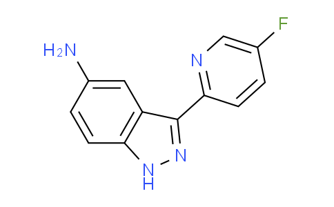 CAS No. 1356087-92-7, 3-(5-fluoropyridin-2-yl)-1H-indazol-5-amine