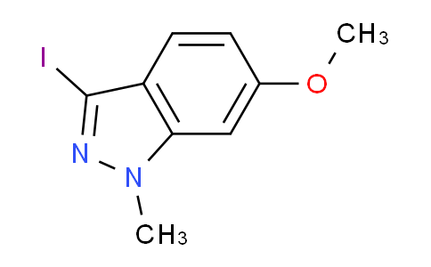 CAS No. 1431163-17-5, 3-iodo-6-methoxy-1-methyl-1H-indazole