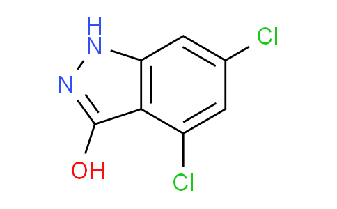 CAS No. 220707-43-7, 4,6-Dichloro-1H-indazol-3-ol