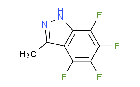 CAS No. 220057-70-5, 4,5,6,7-tetrafluoro-3-methyl-1H-indazole