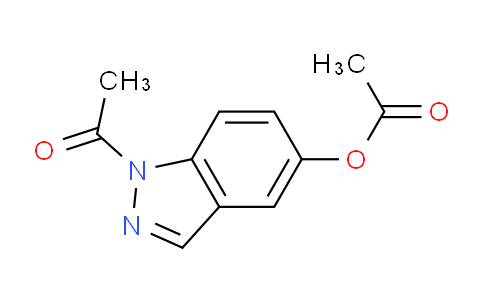 CAS No. 36174-07-9, 1-acetyl-1H-indazol-5-yl acetate