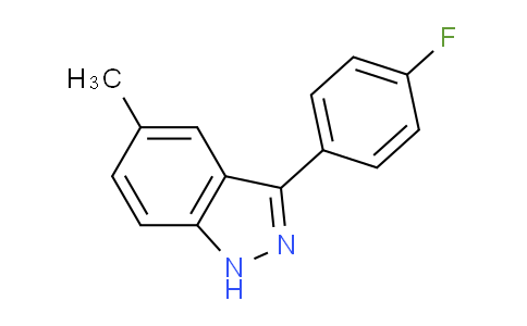 CAS No. 395104-06-0, 3-(4-fluorophenyl)-5-methyl-1H-indazole
