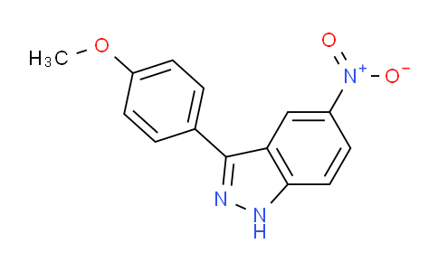 CAS No. 395099-28-2, 3-(4-methoxyphenyl)-5-nitro-1H-indazole