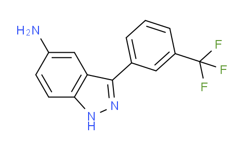 CAS No. 395099-47-5, 3-(3-(trifluoromethyl)phenyl)-1H-indazol-5-amine