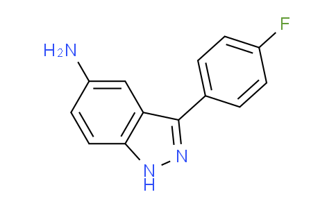 CAS No. 395099-48-6, 3-(4-fluorophenyl)-1H-indazol-5-amine