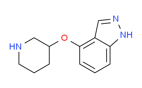 CAS No. 478830-50-1, 4-(piperidin-3-yloxy)-1H-indazole