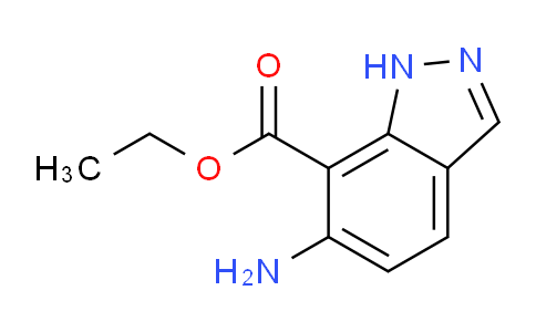CAS No. 73907-99-0, Ethyl 6-amino-1H-indazole-7-carboxylate