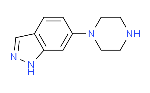 CAS No. 763910-07-2, 6-(piperazin-1-yl)-1H-indazole