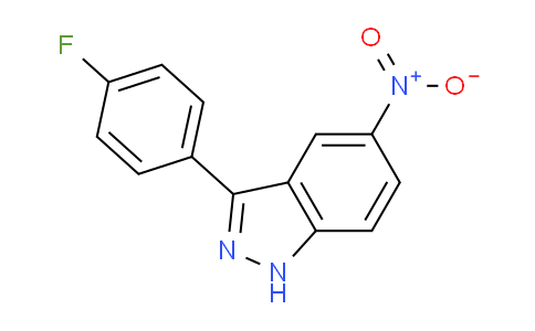 CAS No. 817200-27-4, 3-(4-fluorophenyl)-5-nitro-1H-indazole