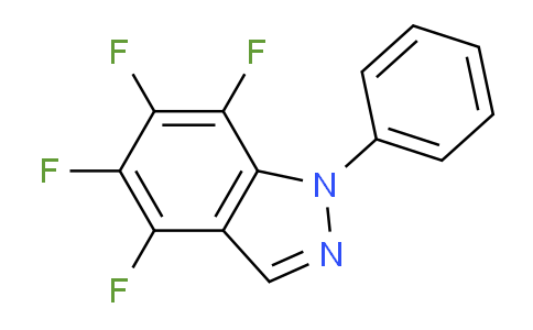 CAS No. 84409-39-2, 4,5,6,7-tetrafluoro-1-phenyl-1H-indazole