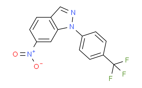 CAS No. 838820-86-3, 6-nitro-1-(4-(trifluoromethyl)phenyl)-1H-indazole
